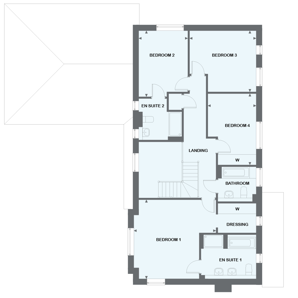 brotherton house first floor plans