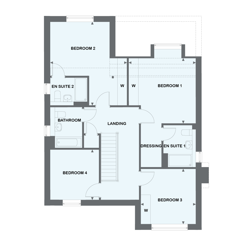 mortimer house first floor plans