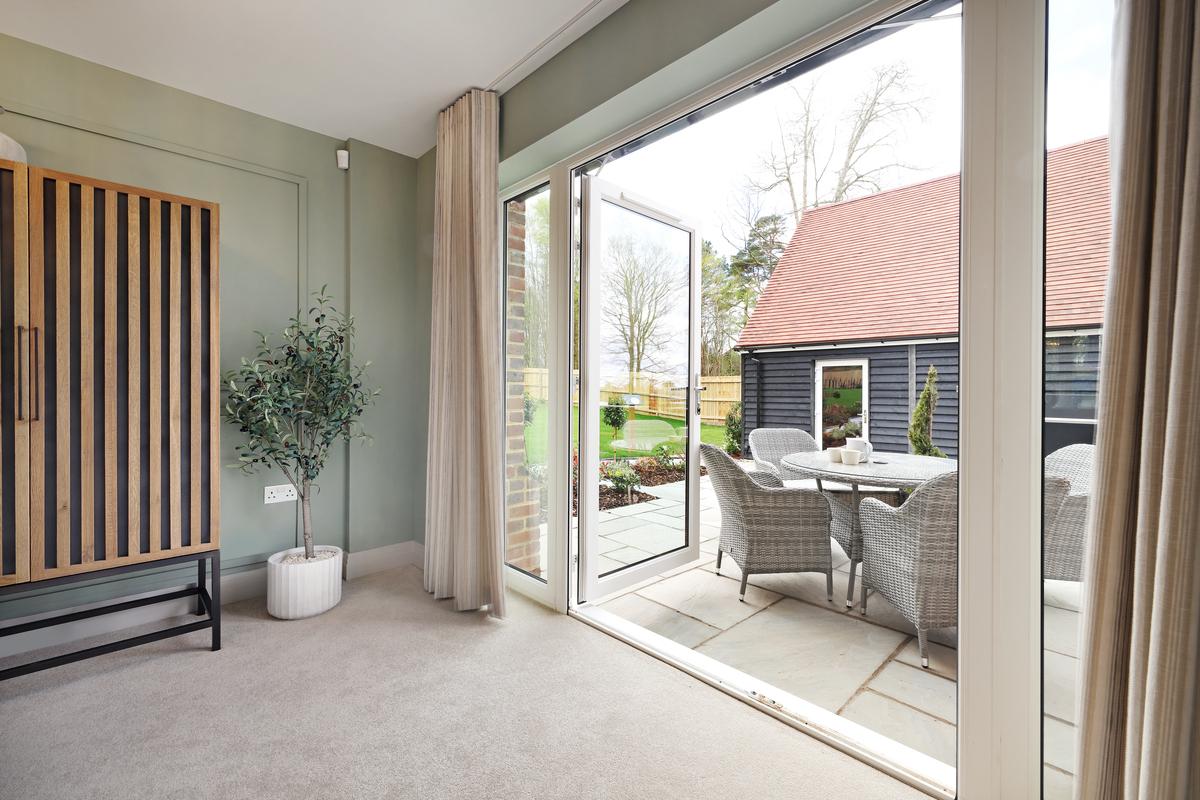 Scotland place show home french doors